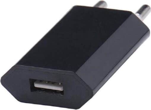 USB Stekker 220v Black